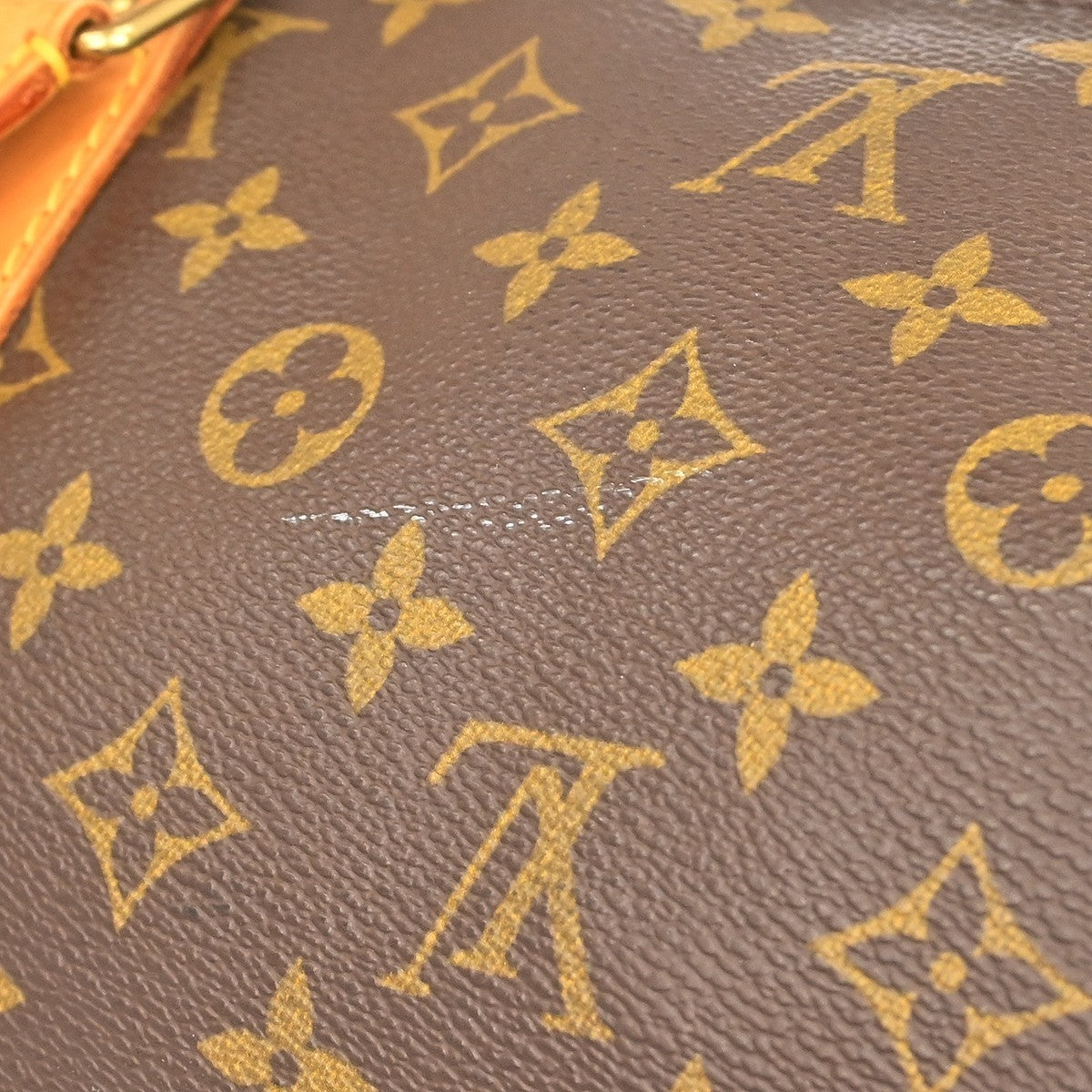 Louis Vuitton Keepall Bag Monogram Canvas Brown Canvas Travel Bag Bag (Pre-Owned)