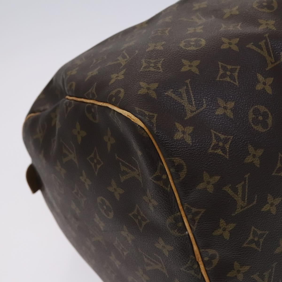 Louis Vuitton Keepall Bag Monogram Canvas Brown Canvas Travel Bag Bag (Pre-Owned)