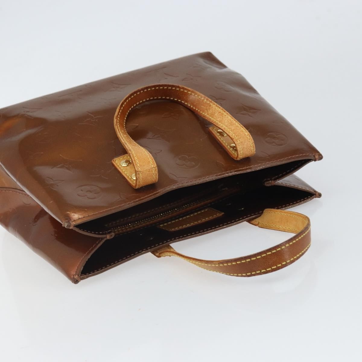Louis Vuitton Reade Handbag Monogram Vernis Brown Patent_Leather Handbag (Pre-Owned)