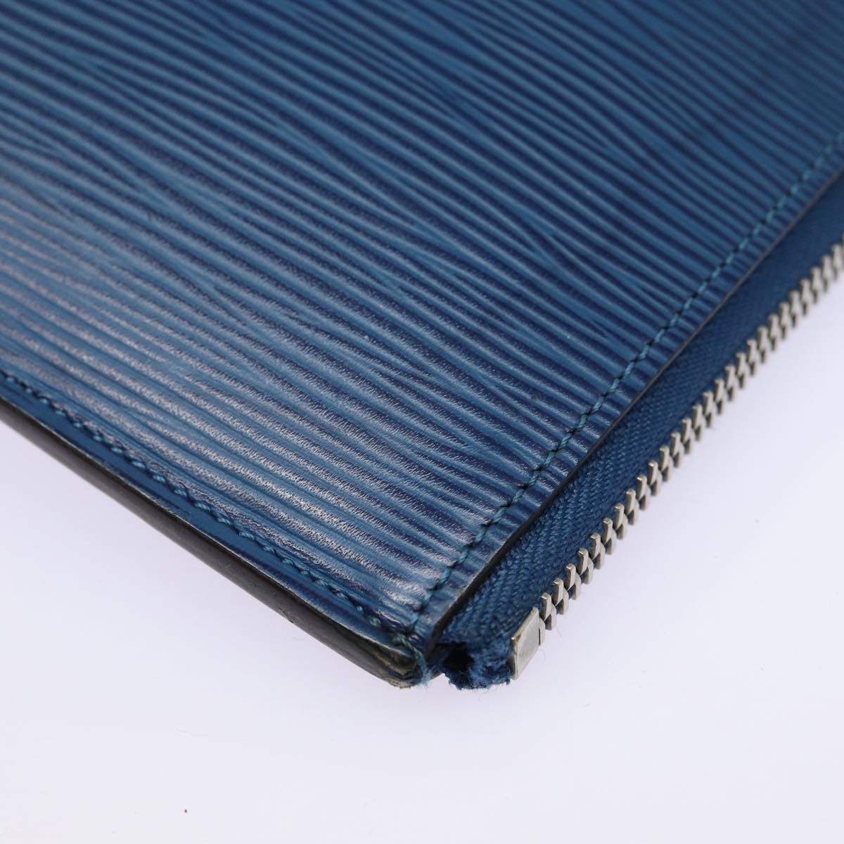 Louis Vuitton Pochette Jour Epi Leather Blue Leather Clutche & Pouche Bag (Pre-Owned)