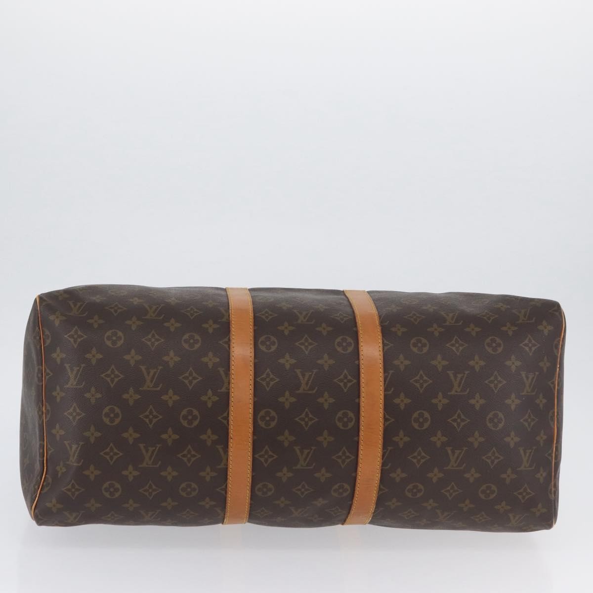 Louis Vuitton Keepall Bag Monogram Canvas Brown Canvas Travel Bag Bag (Pre-Owned)