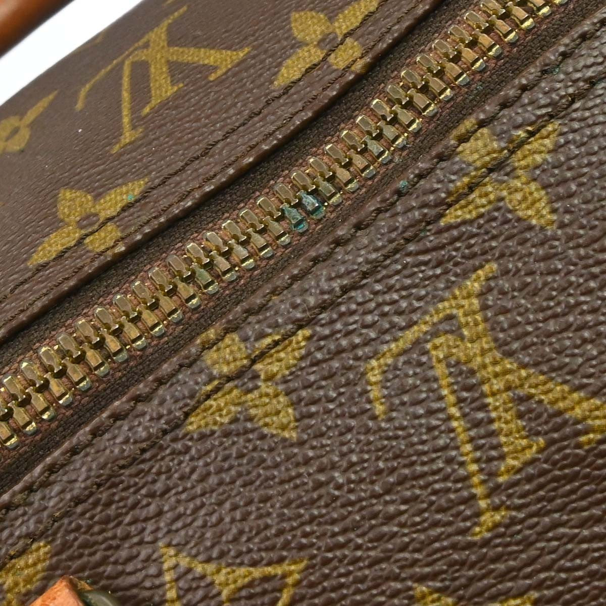 Louis Vuitton Speedy Handbag Monogram Canvas Brown Canvas Handbag (Pre-Owned)