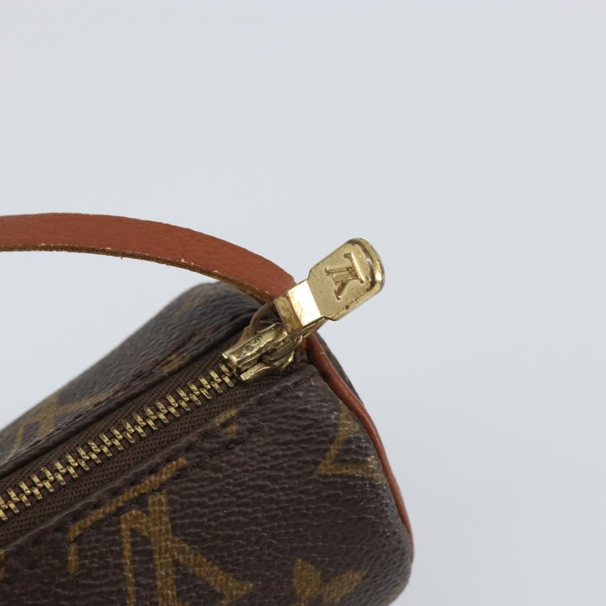 Louis Vuitton Papillon Pochette Monogram Canvas Brown Canvas Clutche & Pouche Bag (Pre-Owned)