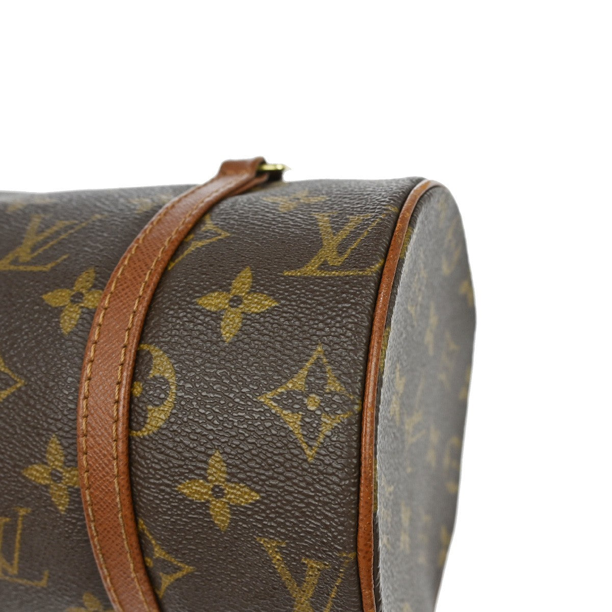 Louis Vuitton Papillon Handbag Monogram Canvas Brown Canvas Handbag (Pre-Owned)