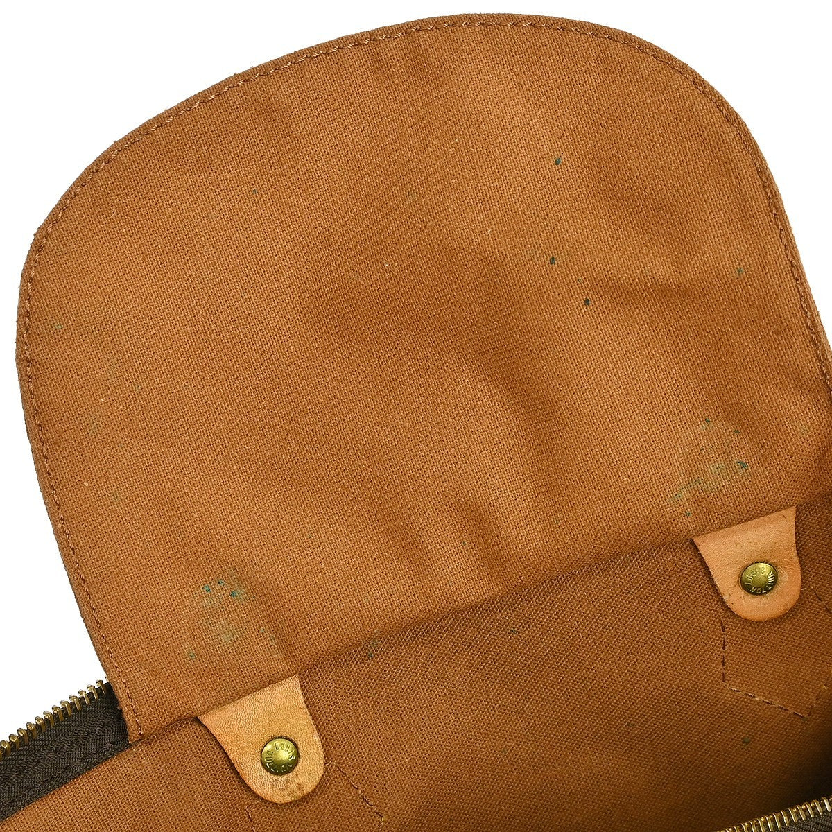 Louis Vuitton Speedy Handbag Monogram Canvas Brown Canvas Handbag (Pre-Owned)