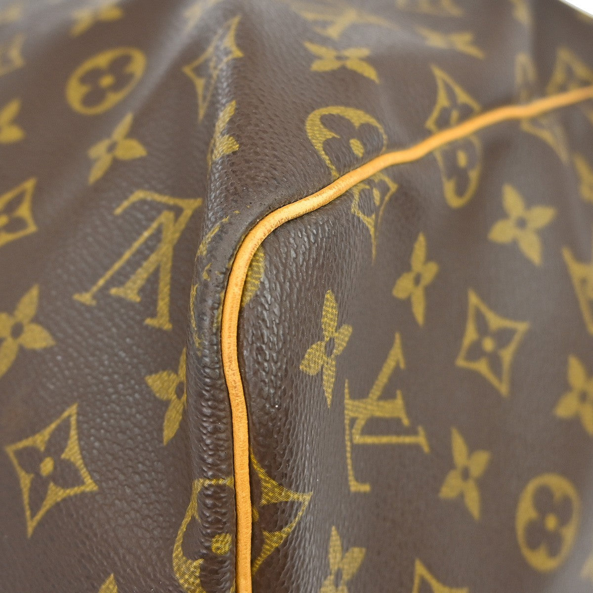 Louis Vuitton Keepall Bag Monogram Canvas Brown Canvas Travel Bag Bag (Pre-Owned)