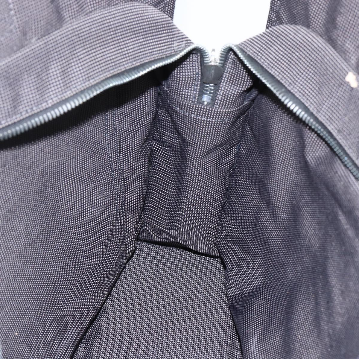 Hermes Fourre-Tout Herline Canvas Gray Canvas Tote Bag Bag (Pre-Owned)