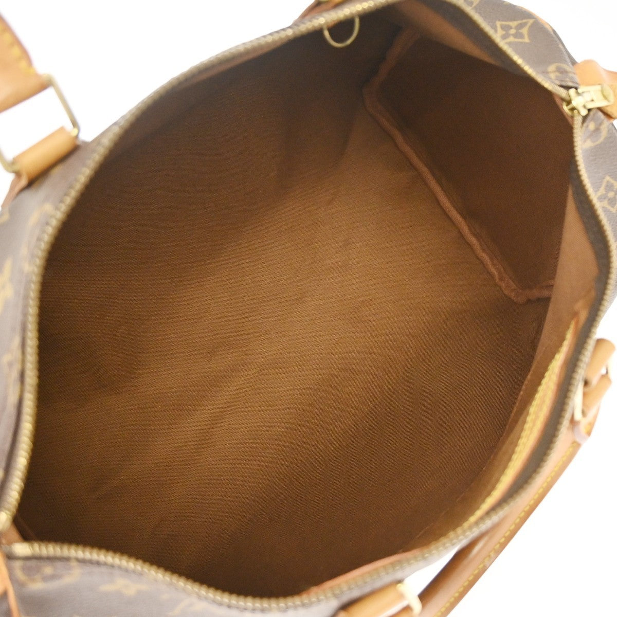 Louis Vuitton Speedy Handbag Monogram Canvas Brown Canvas Handbag (Pre-Owned)