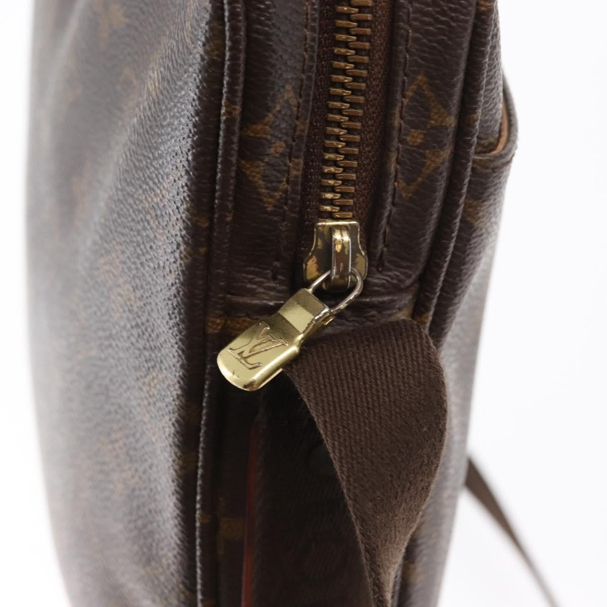 Louis Vuitton Trotteur Beaubourg Handbag Monogram Canvas Brown Canvas Shoulder Bag Bag (Pre-Owned)