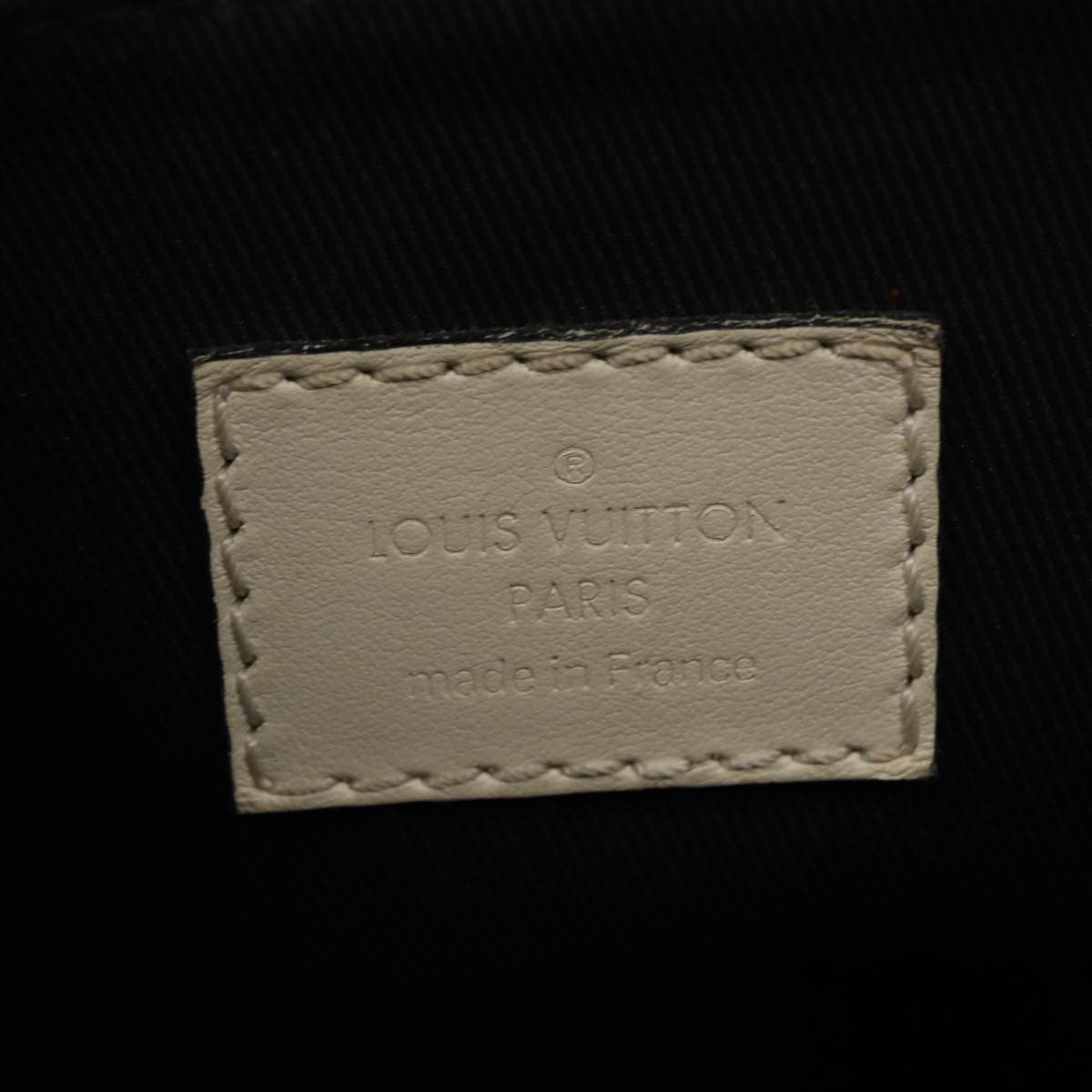 Louis Vuitton Christopher Backpack Taurillon Leather White Leather Shoulder Bag Bag (Pre-Owned)