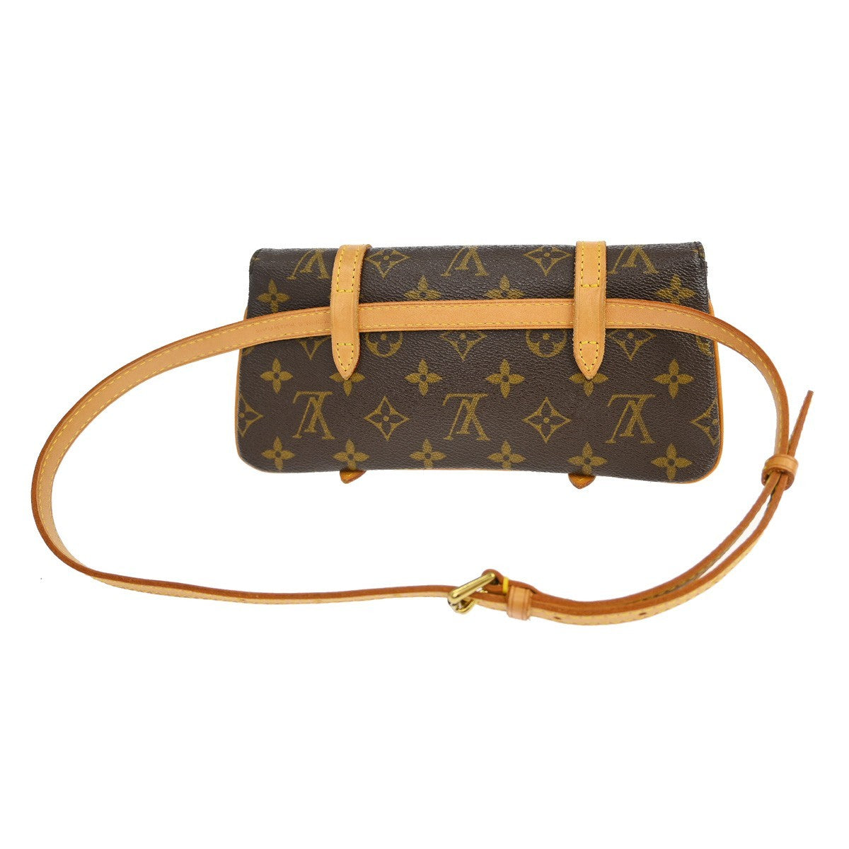Louis Vuitton Marelle Waist Bag Monogram Canvas Brown Canvas Clutche & Pouche Bag (Pre-Owned)