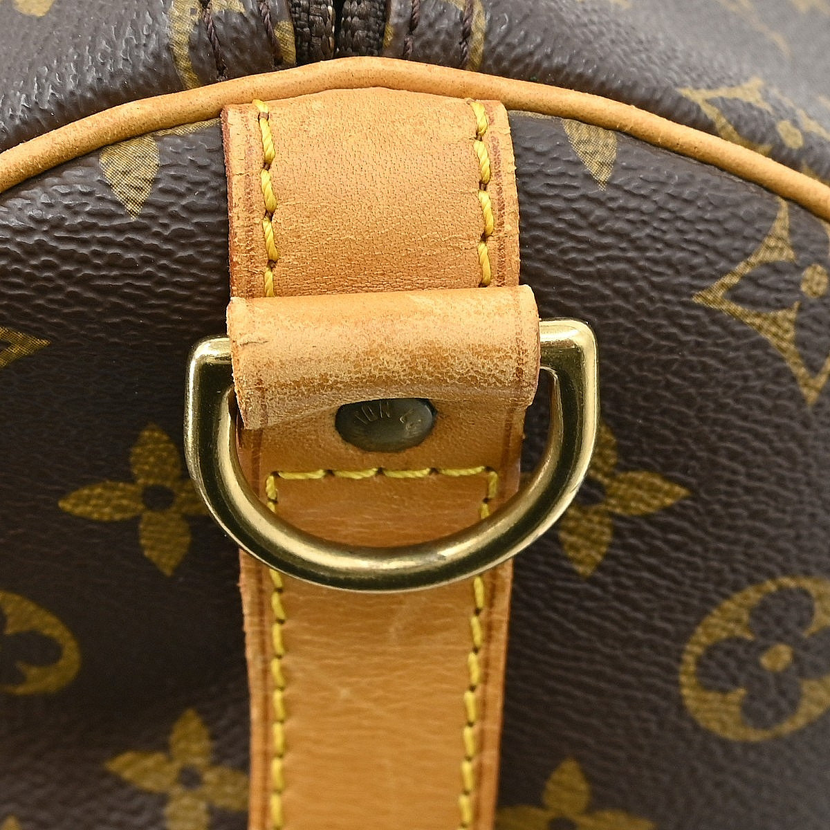 Louis Vuitton Keepall Bandouliere Bag Monogram Canvas Brown Canvas Travel Bag Bag (Pre-Owned)