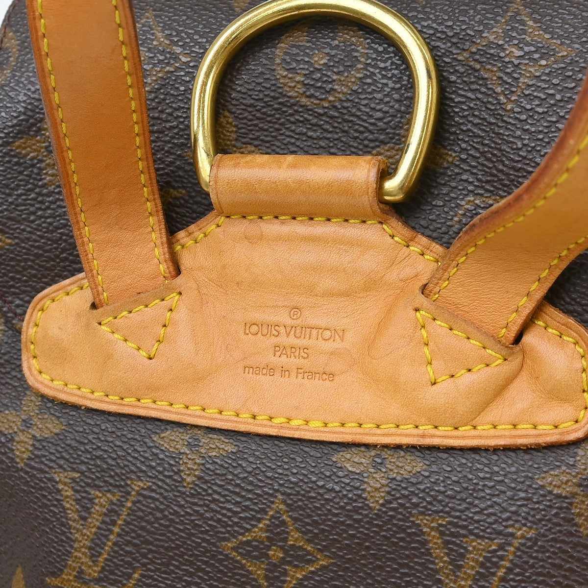 Louis Vuitton Vintage Montsouris Backpack Monogram Canvas Brown Canvas Backpack Bag (Pre-Owned)