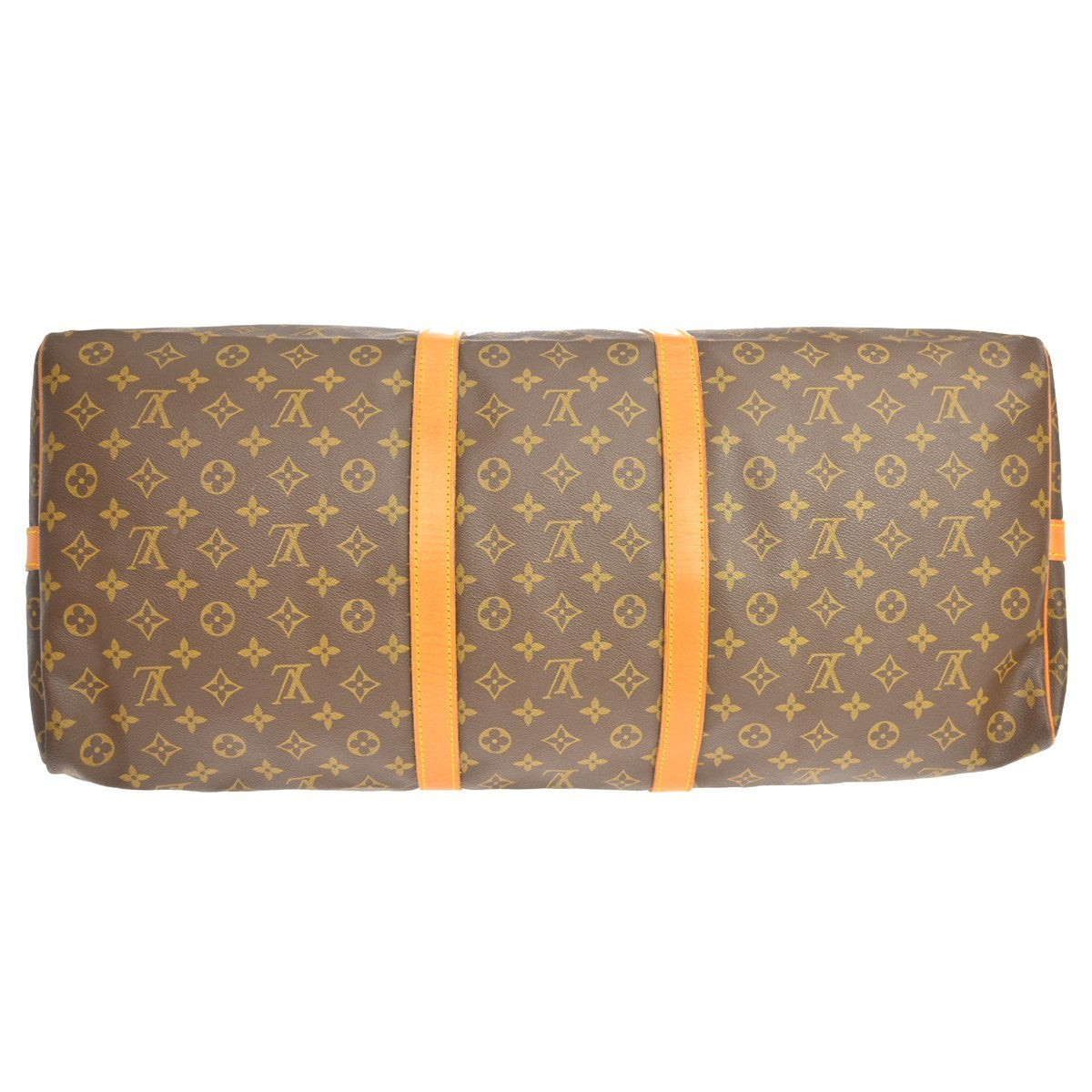 Louis Vuitton Keepall Bandouliere Bag Monogram Canvas Brown Canvas Travel Bag Bag (Pre-Owned)