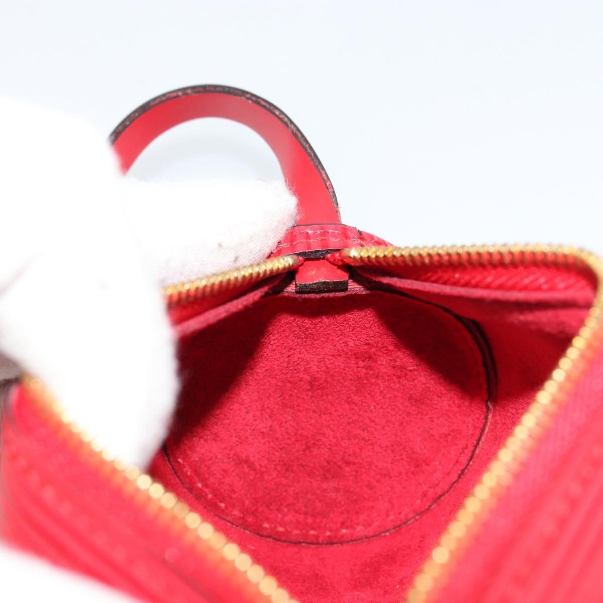 Louis Vuitton Soufflot Pochette Epi Leather Red Leather Clutche & Pouche Bag (Pre-Owned)