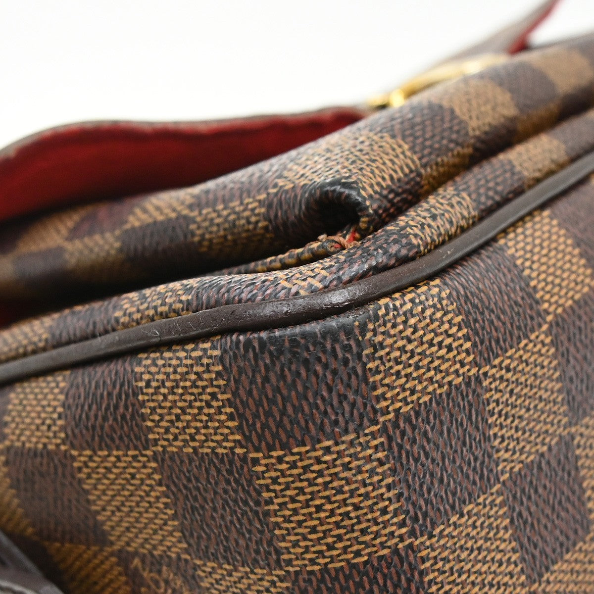 Louis Vuitton Ravello Handbag Damier Brown Canvas Shoulder Bag Bag (Pre-Owned)