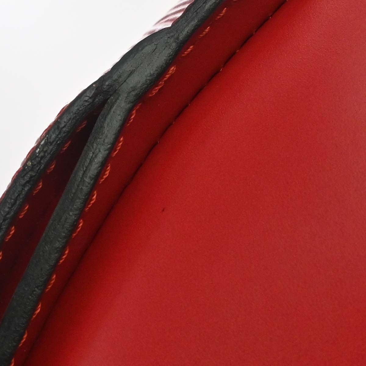 Louis Vuitton Pont Neuf Handbag Epi Leather Red Leather Handbag (Pre-Owned)