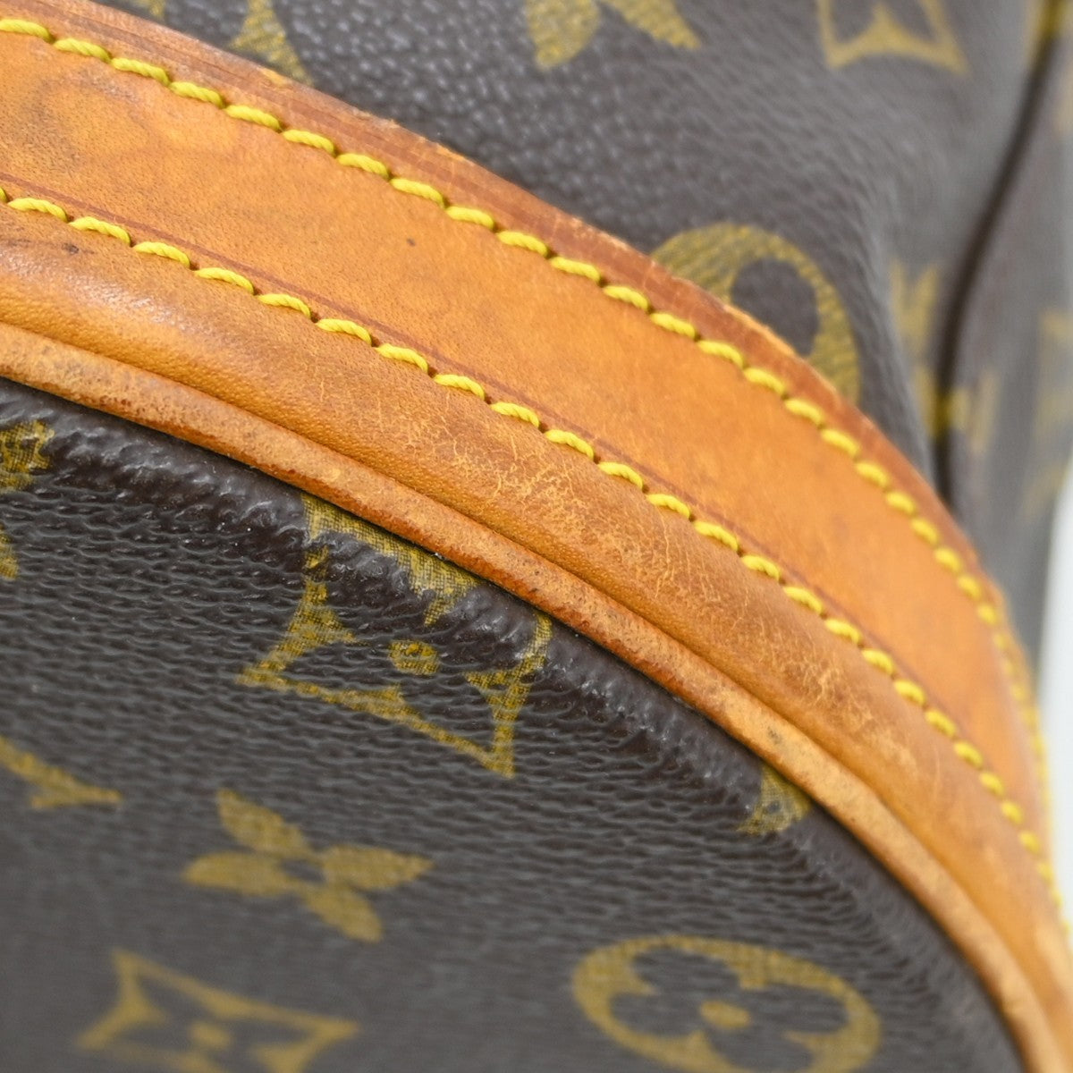 Louis Vuitton Bucket Bag Monogram Canvas Brown Canvas Tote Bag Bag (Pre-Owned)