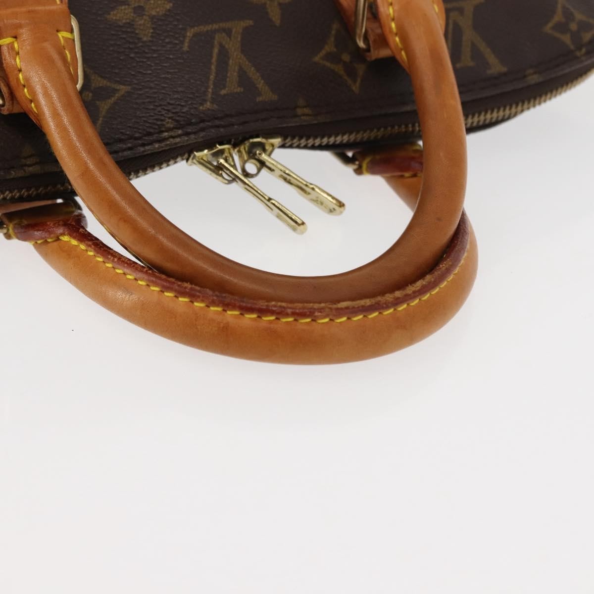 Louis Vuitton Vintage Alma Handbag Monogram Canvas Brown Canvas Handbag (Pre-Owned)