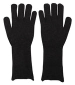Dolce & Gabbana Elegant Silk Blend Winter Men's Gloves