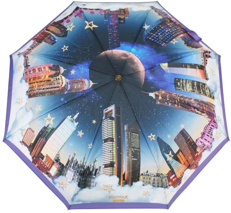 Boutique Moschino Romantic City Automatic Women's Umbrella