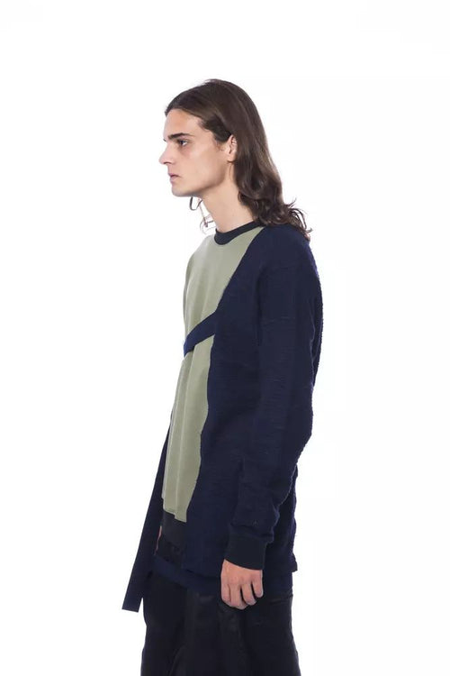 Nicolo Tonetto Elevate Your Style with a Refined Army Men's Fleece