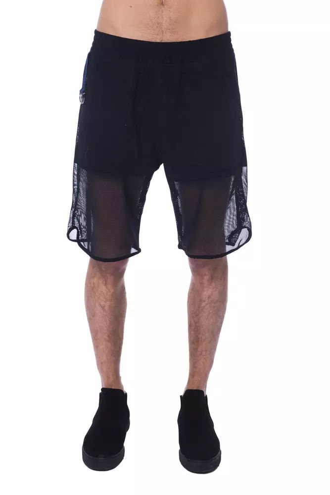 Nicolo Tonetto Black Polyester Men's Short