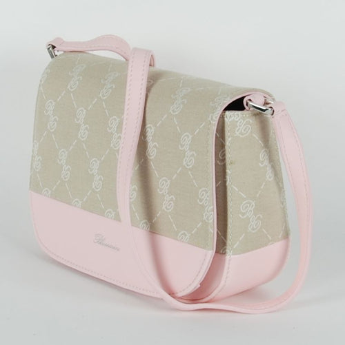 Blumarine Pink Cotton Crossbody Women's Bag
