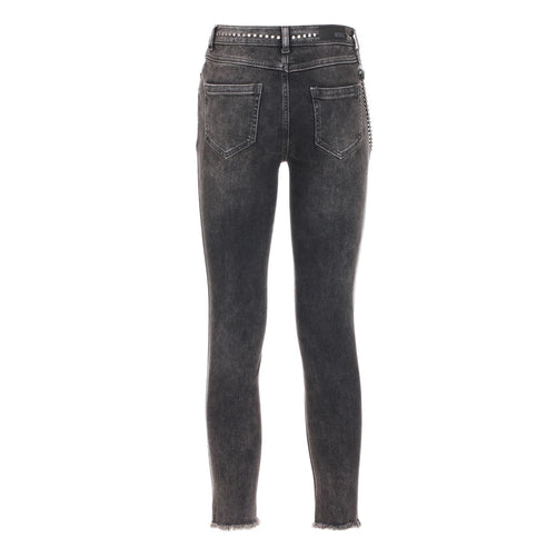 Imperfect Black Cotton Jeans &amp; Women's Pant