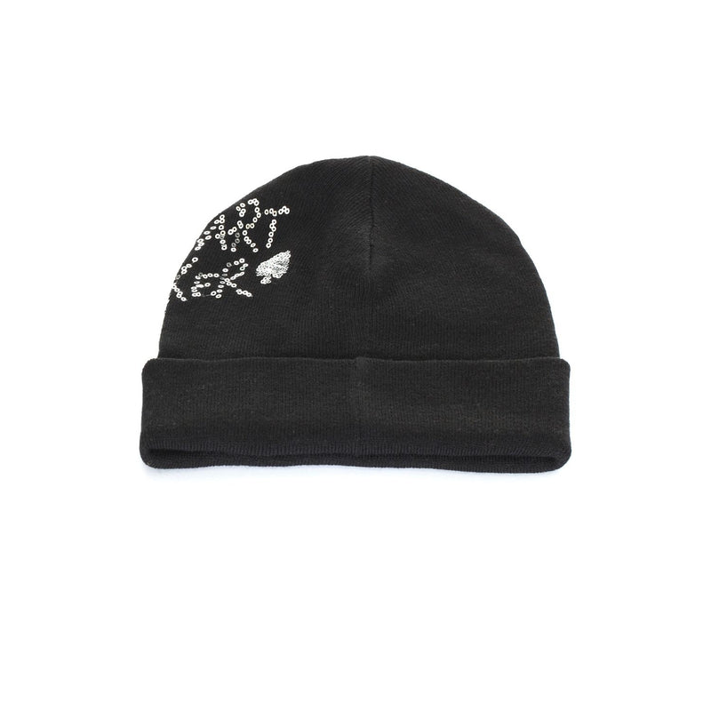 Imperfect Chic Knitted Beanie in Timeless Women's Black