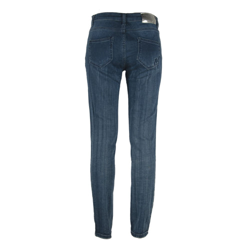 Maison Espin Blue Cotton Jeans &amp; Women's Pant