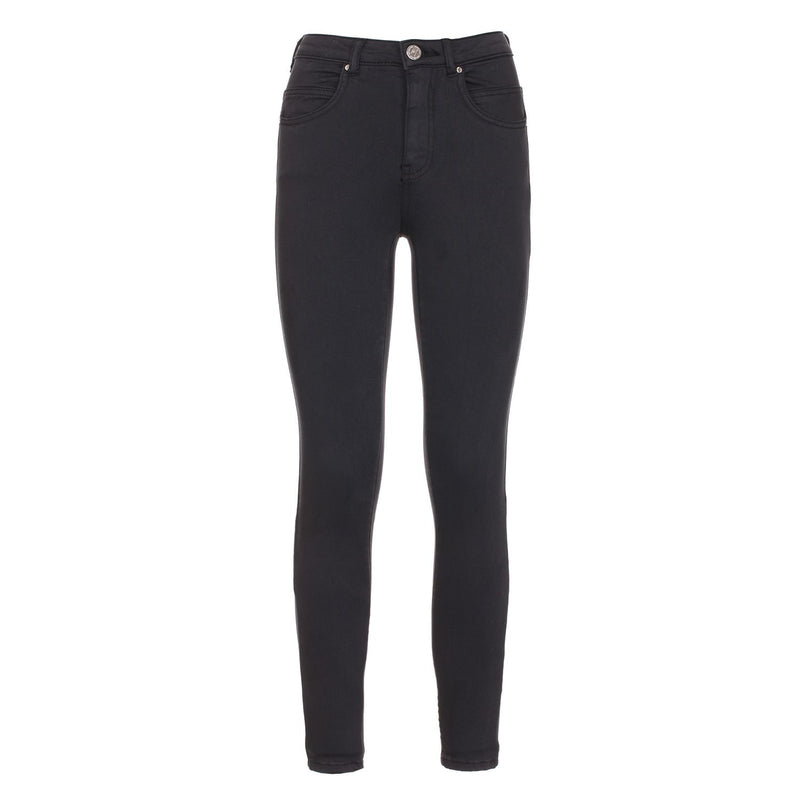 Maison Espin Black Cotton Jeans &amp; Women's Pant