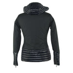 Maison Espin Chic Black Down Jacket Outerwear Women's Piece