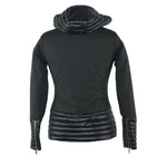 Maison Espin Black Polyester Jackets &amp; Women's Coat