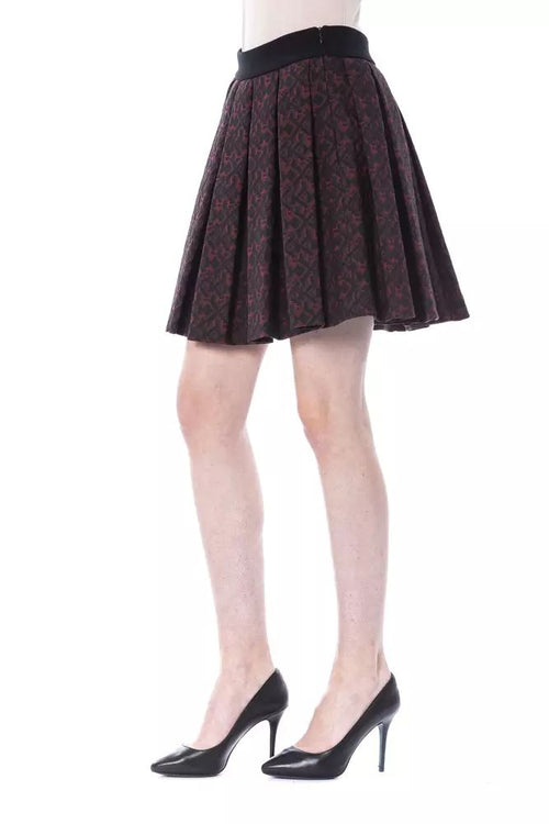 BYBLOS Chic Tulip Brown Skirt - Cotton Blend Women's Elegance