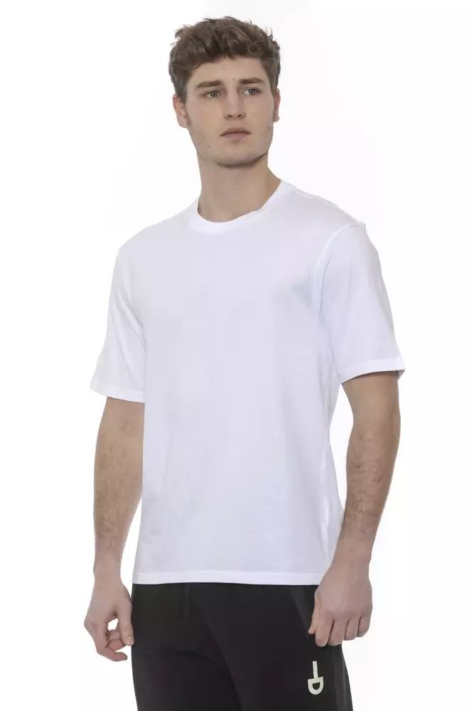 Tond White Cotton Men's T-Shirt