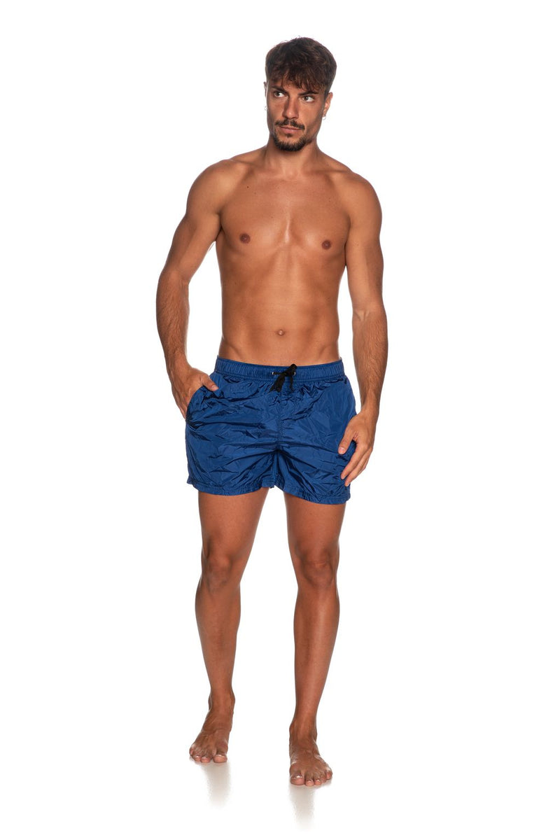 Refrigiwear Blue Beach Escape Swim Men's Shorts