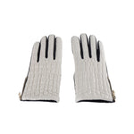 Cavalli Class Elegant Gray Lambskin Women's Gloves