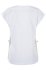 Yes Zee White Cotton Tops &amp; Women's T-Shirt