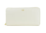 Cavalli Class Elegant White Calfskin Leather Women's Wallet