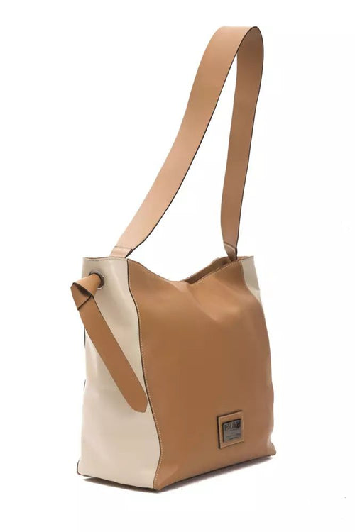 Pompei Donatella Brown Leather Shoulder Women's Bag