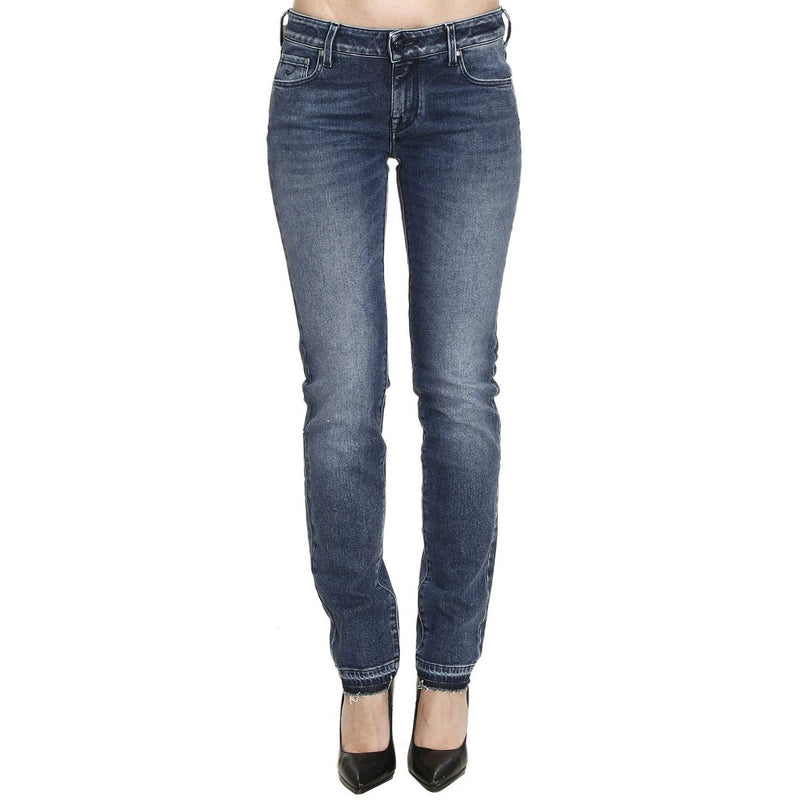 Jacob Cohen Chic Slim Fit Cotton Jeans with Artisanal Women's Flair