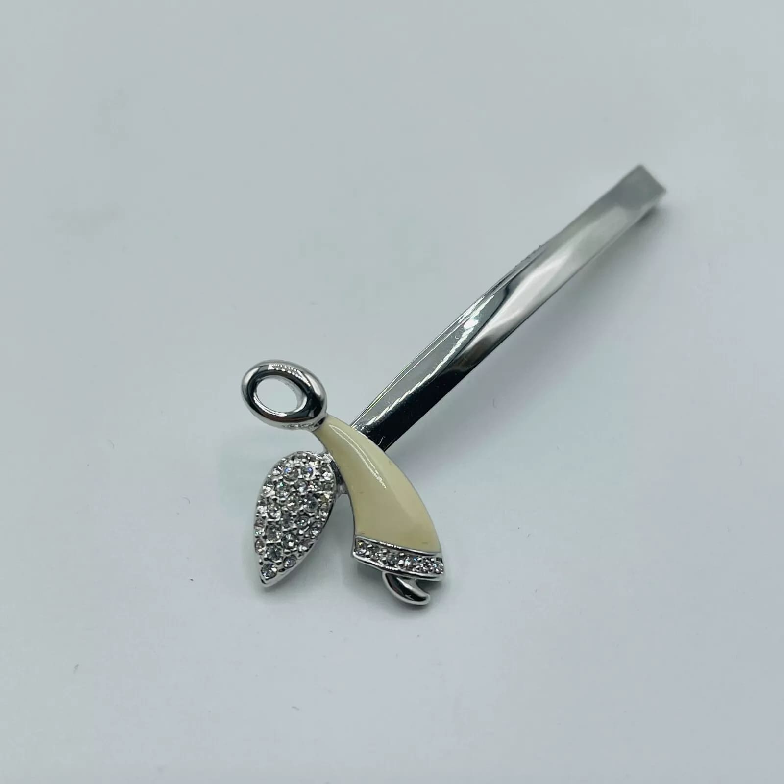 Swarovski Dancing Rhodium Silver Angel Hair Pin