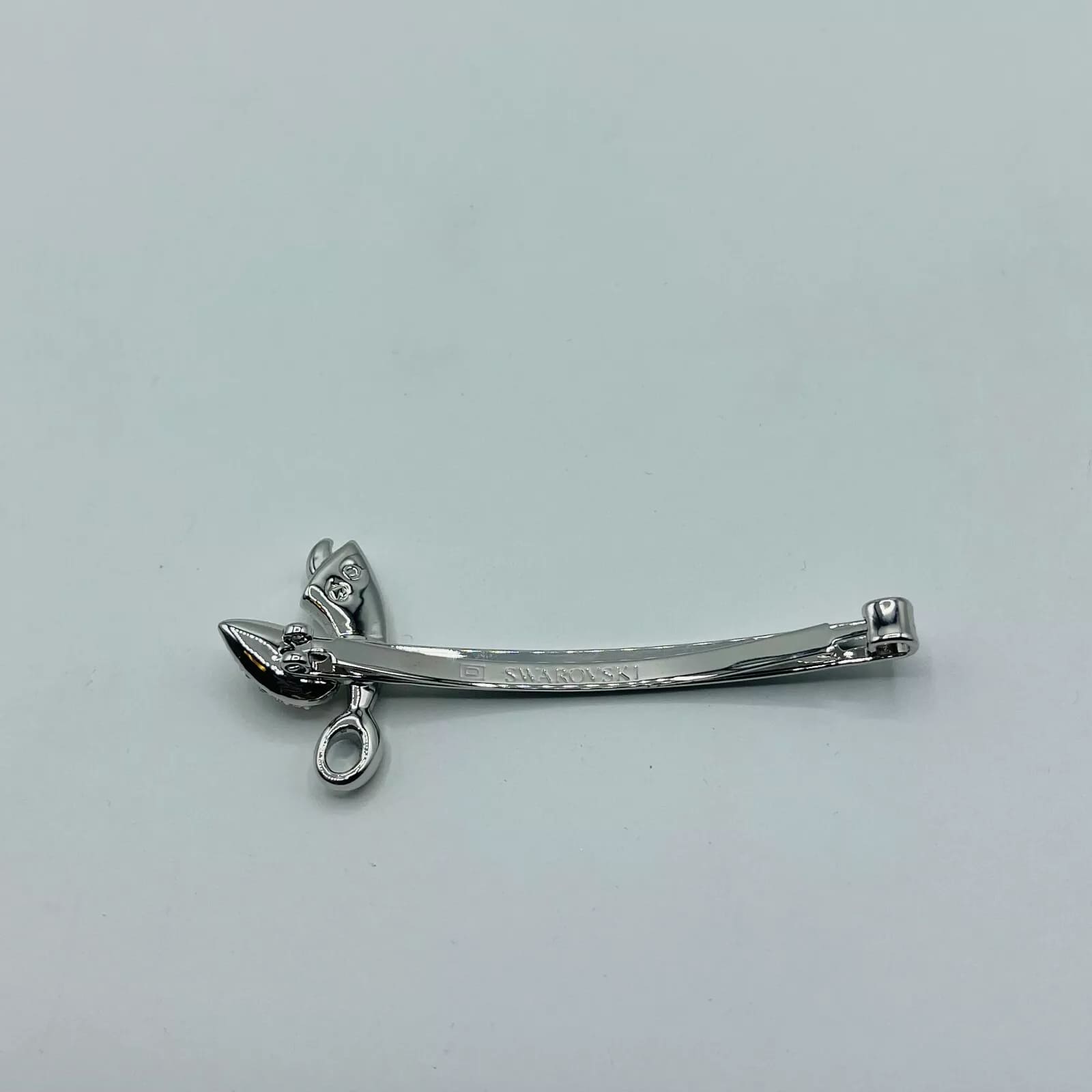 Swarovski Dancing Rhodium Silver Angel Hair Pin
