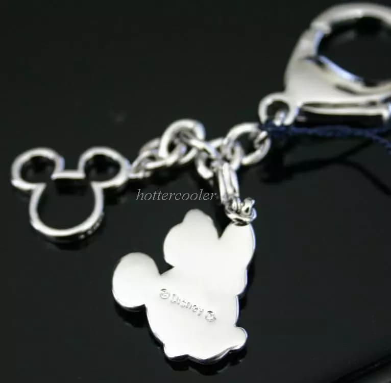 NEW SWAROVSKI CRYSTAL Disney Minnie Key Ring CHARM