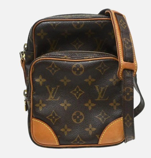 Louis Vuitton Amazone Monogram Canvas Brown Canvas Shoulder Bag Bag (Pre-Owned)