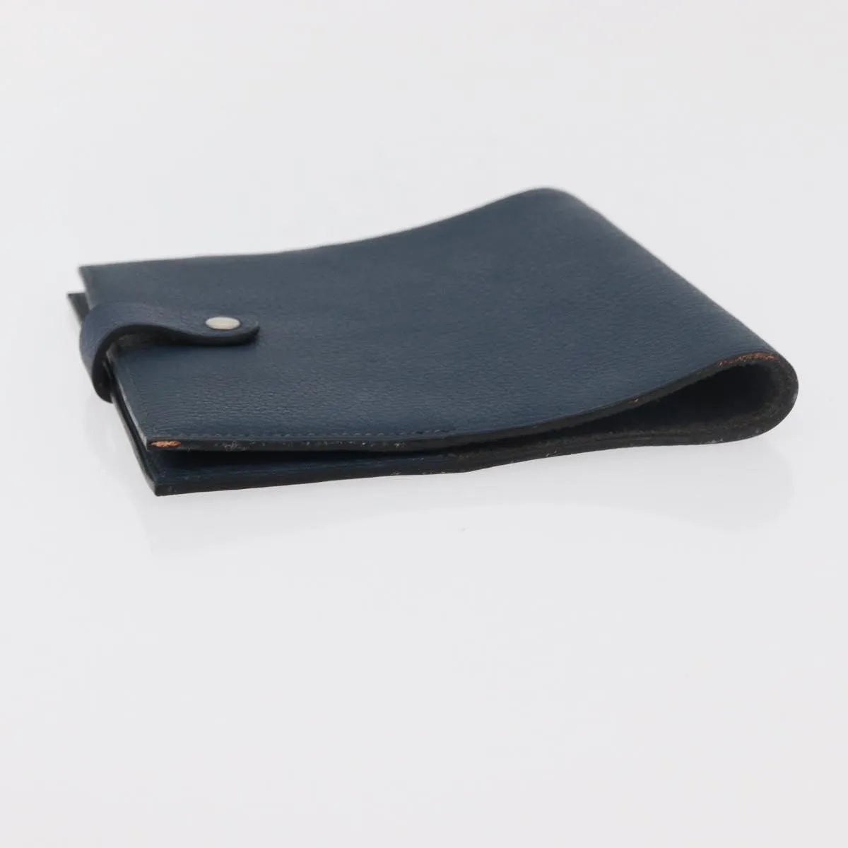 Hermes Agenda Cover Epsom Navy Leather Clutche & Pouche Bag (Pre-Owned)