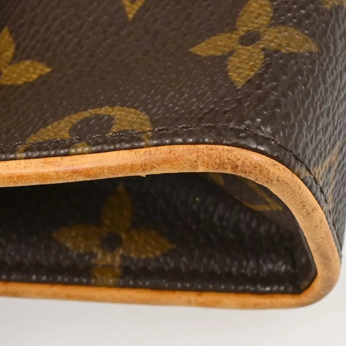 Louis Vuitton Florentine Waist Bag Monogram Brown Canvas Clutche & Pouche Bag (Pre-Owned)