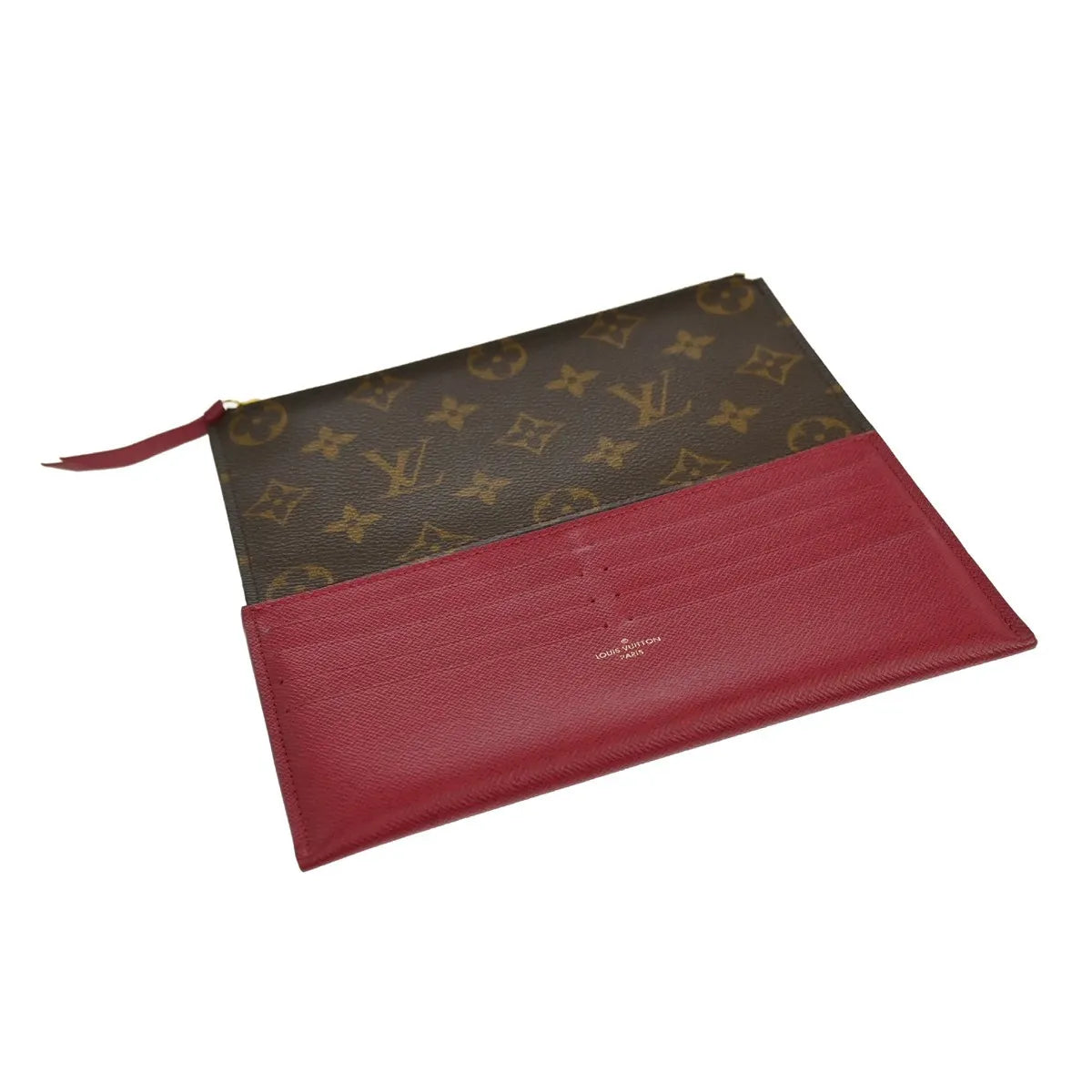 Louis Vuitton Pochette Felicie Monogram Brown Canvas Clutche & Pouche Bag (Pre-Owned)