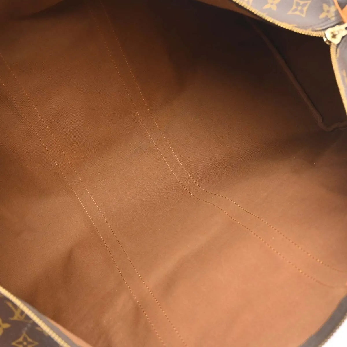 Louis Vuitton Keepall Monogram Canvas Brown Canvas Travel Bag Bag (Pre-Owned)